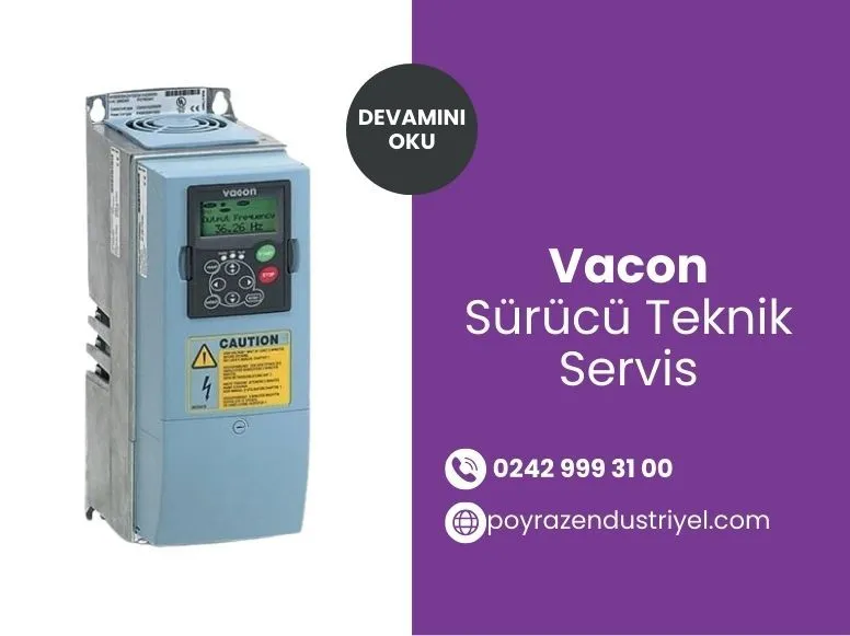 Vacon Sürücü Teknik Servis