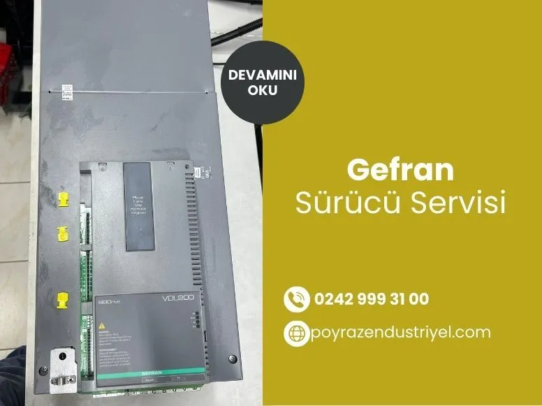 Gefran Sürücü Tamir ve Servisi